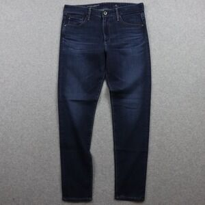 AG Adriano Goldschmied Jeans Womens 29 The Farrah Skinny Crop Stretch Denim Blue